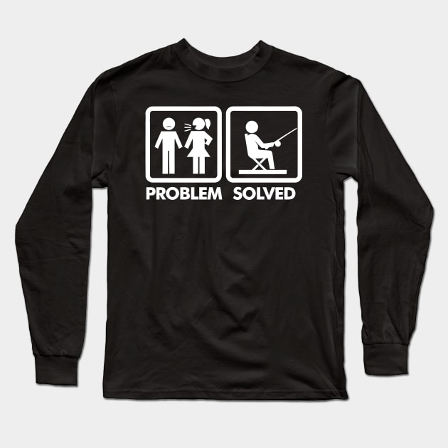 Problem Solved Long Sleeve T-Shirt by Mariteas